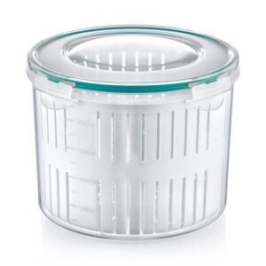 تبروير مخللات شفاف مع غطاء لون شفاف 2.5 لتر