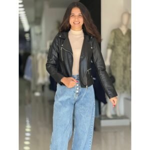 جاكيت ستاتي شتوي لون أسود