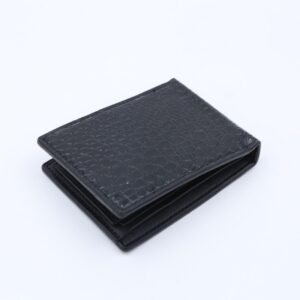 جزدان جلد اسود انيق