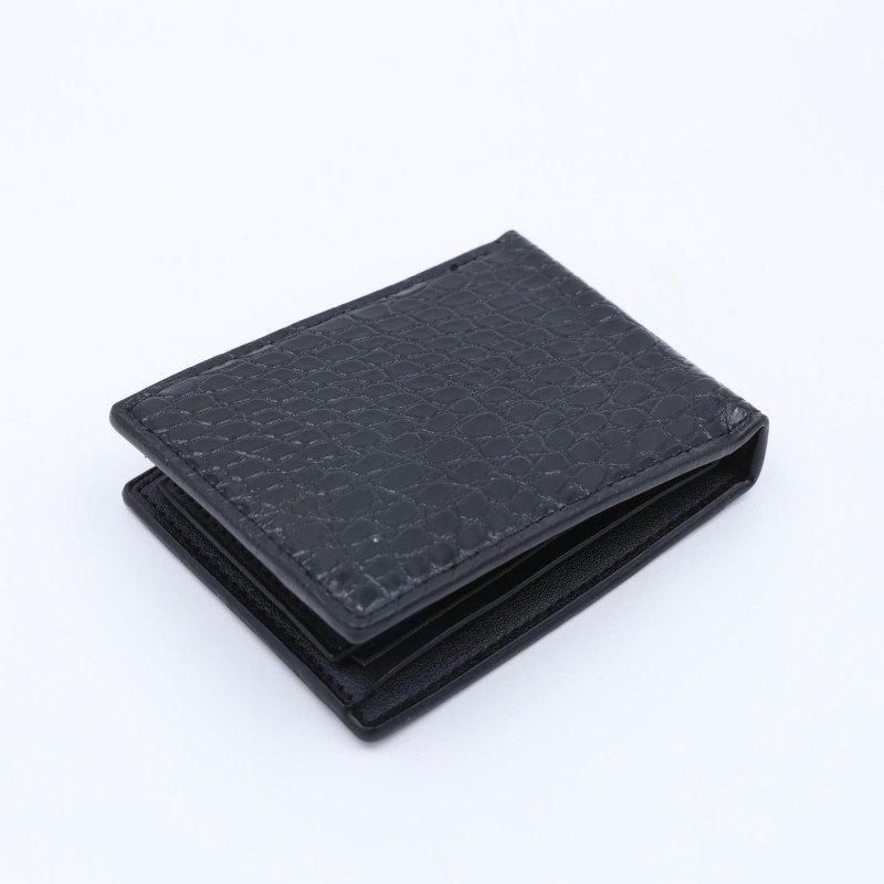 جزدان جلد اسود انيق