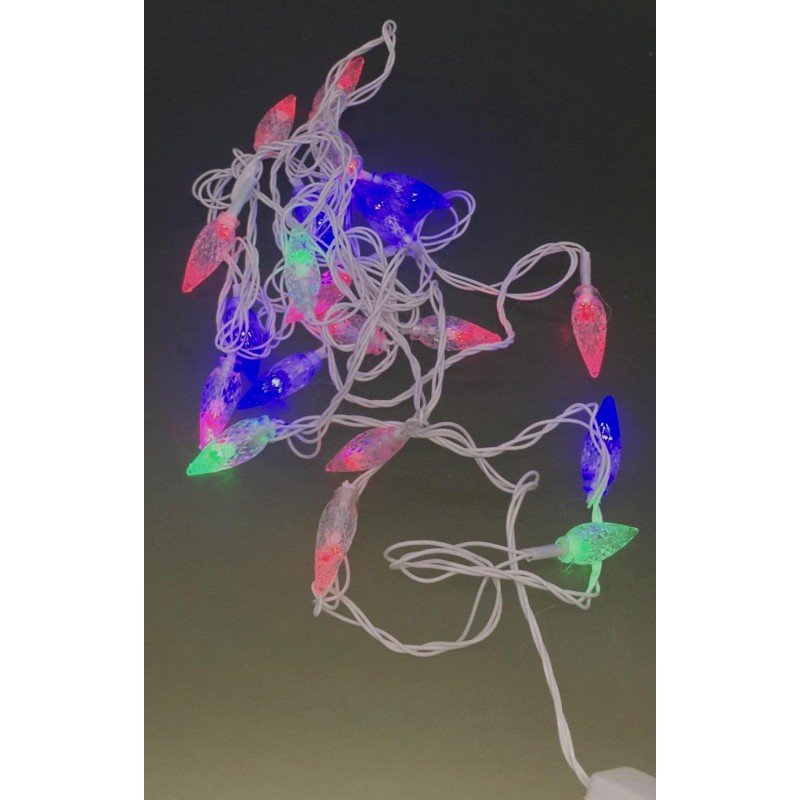 حبل اضاءة 10 م شكل الصنوبر