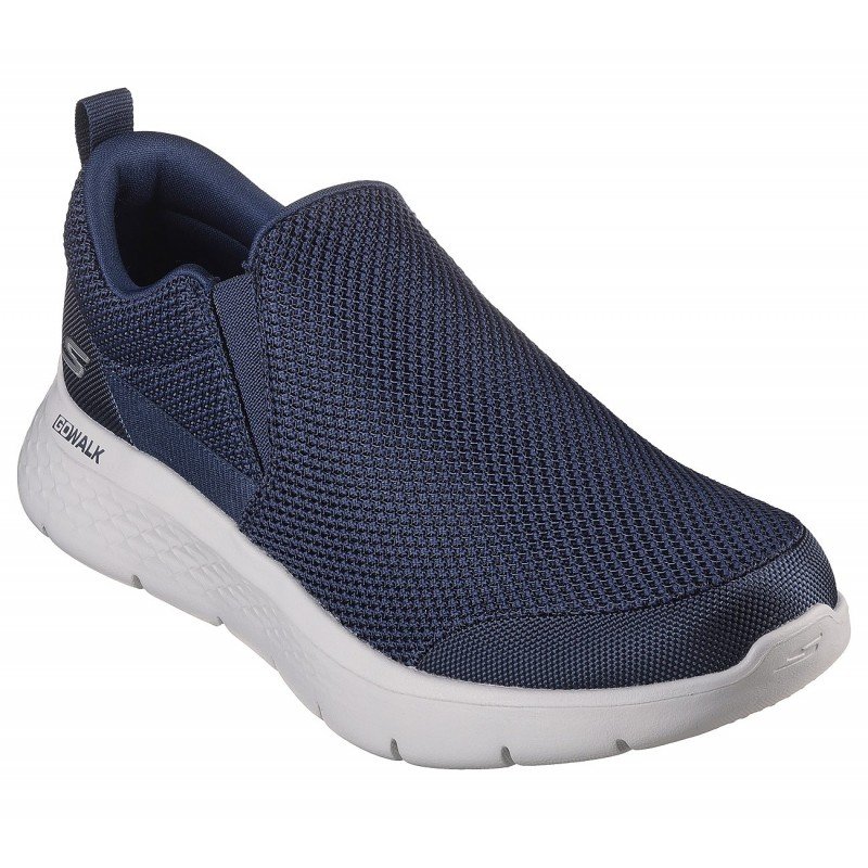 حذاء سكيتشرز جو ووك فليكس-ايمبيكابل للرجال لون كحلي ونعل أبيض- Skechers Men's GO WALK Flex - Impeccable II Shoes