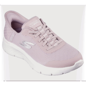 حذاء سكيتشرز جو ووك فليكس للنساء لون زهري ونعل ابيض- Skechers Women's Slip-ins: Go walk Flex - Grand Entry Shoes