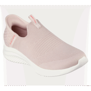 حذاء سكيتشرز سليب انس: ألترا فليكس 3.0 كوزي ستريك للنساء لون زهري ونعل أبيض- Skechers Women's Slip-Ins: Ultra Flex 3.0 - Cozy Streak