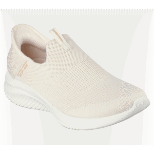 حذاء سكيتشرز سليب انس: ألترا فليكس 3.0 كوزي للنساء لون أوفوايت ونعل أبيض- Skechers Women's Slip-ins: Ultra Flex 3.0 - Cozy Streak Shoes