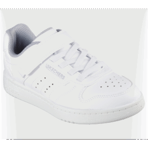حذاء سكيتشرز كويك ستريت - فورتو للأطفال لون أبيض-Skechers Boys' Quick Street Shoes