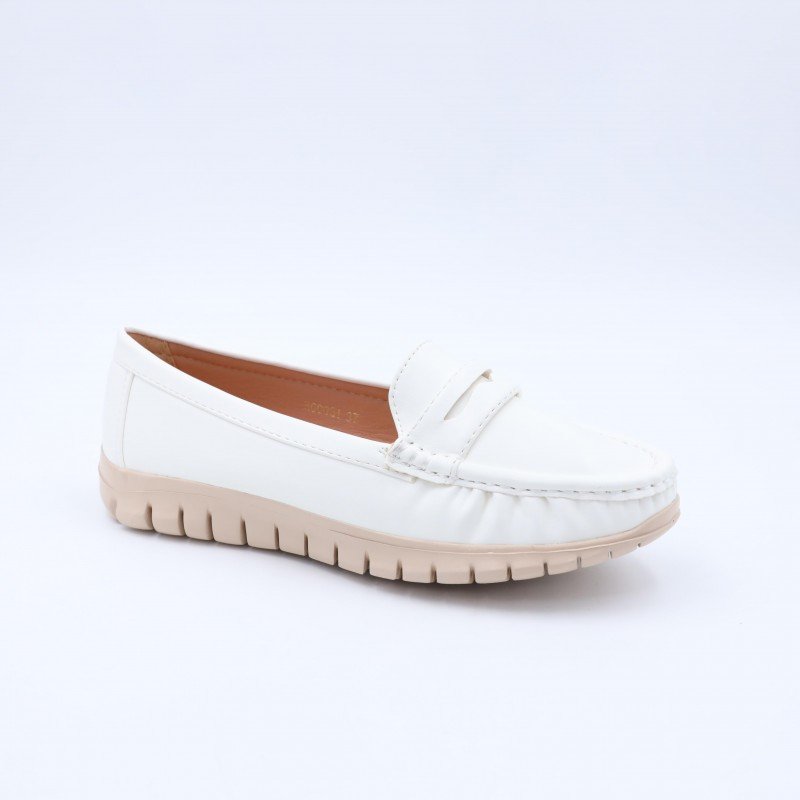 حذاء كاجوال ستاتي طبي لون أبيض