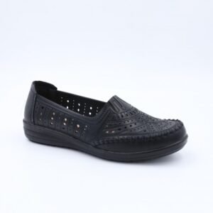 حذاء كاجوال ستاتي طبي لون أسود