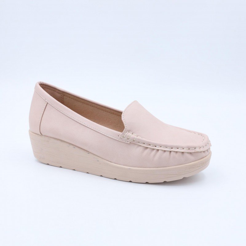 حذاء كاجوال ستاتي طبي لون بيج