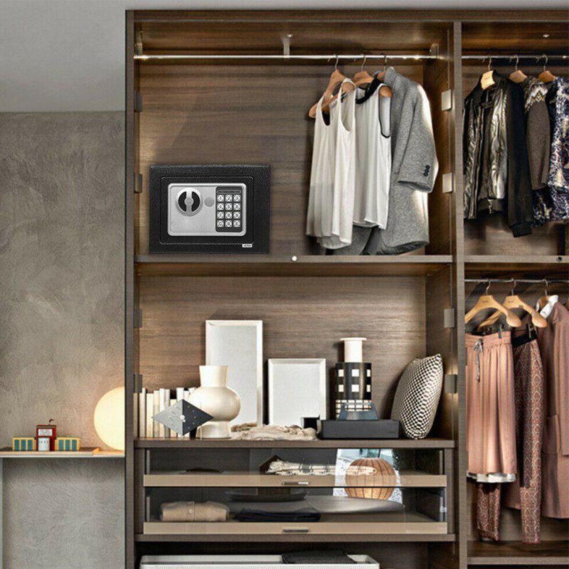 خزنة معدنية منزلية T25 ( 35×25×25 سم ) - Image 3