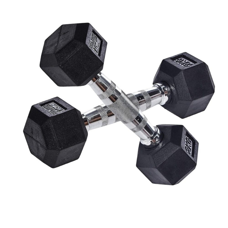 زوج دمبلز 1 كيلو لون أسود