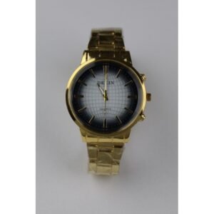 ساعة يد رجالية دائرية ستانلس ستيل