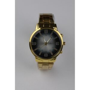 ساعة يد رجالية دائرية ستانلس ستيل