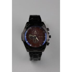 ساعة يد رجالية دائرية ستانلس ستيل