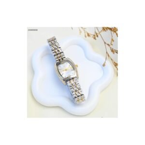 ساعة يد نسائية أنيقة اللون فضي و ذهبي من ماركة FJ مع كفالة سنتين ضد تغير اللون