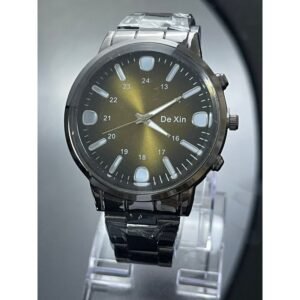 ساعه يد رجاليه دائري ستانلس ستيل  stainless steel من dexin