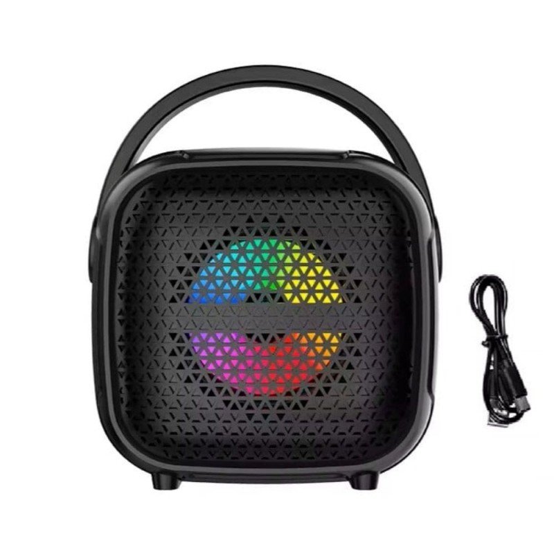 سبيكر كاريوكي صغير ومحمول يعمل بالبلوتوث حجم 3 بوصة وقوة 800 ميلي أمبير