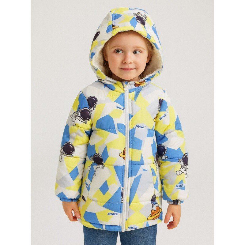 سترة شتوية للأطفال بألوان متعددة