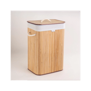 سلة غسيل بامبو مربع 23*16*12