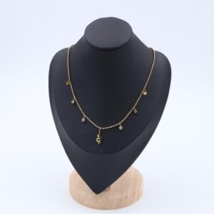 سلسال ذهبي تصميم أفعى