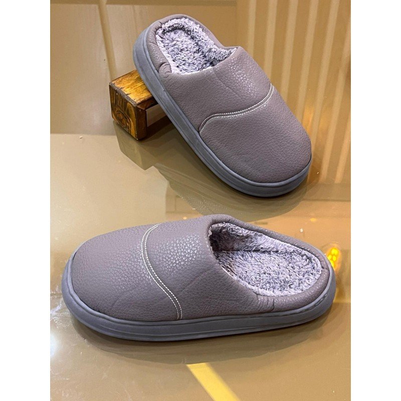 سليبر شتوي رجالي لون سكني