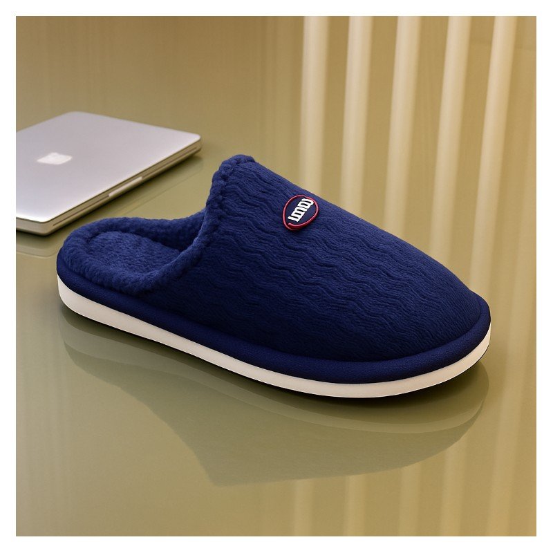 سليبر شتوي رجالي لون كحلي