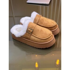 سليبر شتوي ستاتي لون بني