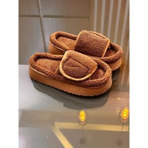 سليبر شتوي ستاتي لون بني