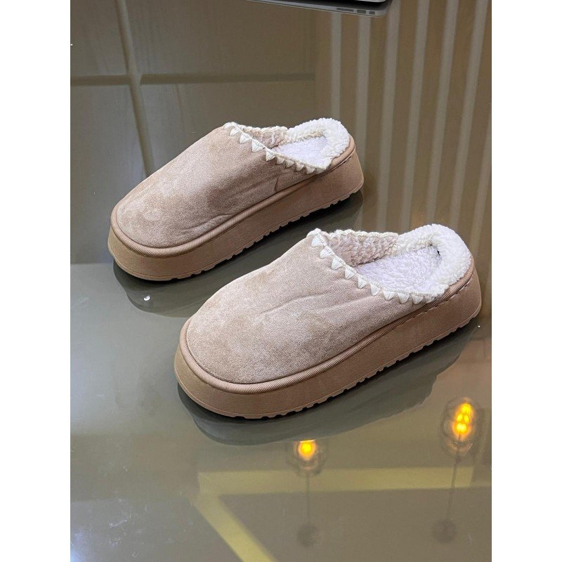 سليبر شتوي ستاتي لون بيج