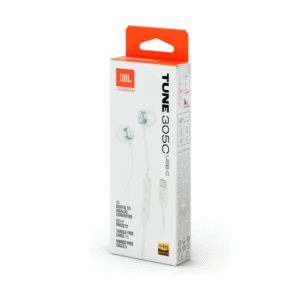 سماعات أذن سلكية JBL Tune 305C USB-C لون أبيض