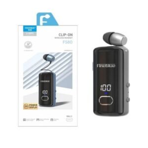 سماعة فاين بلو اللاسلكية الاصلية مع شاشة رقمية لاجراء المكالمات clip-on wireless headset f580