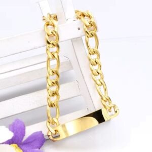 سوار ستانلس مميز للصبايا لون ذهبي