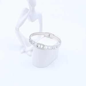 سوار لون فضي مع زركون فضي