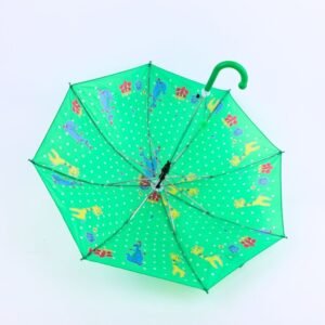 شمسية أطفال لون أخضر