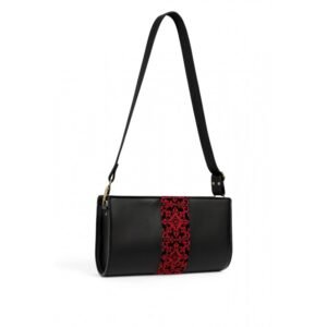 شنطة ستاتية أنيقة بتطريز التراث الفلسطيني لون أسود