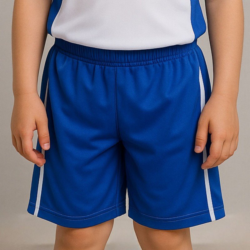شورت رياضي لون أزرق