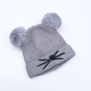 طاقية للأطفال لون سكني غامق