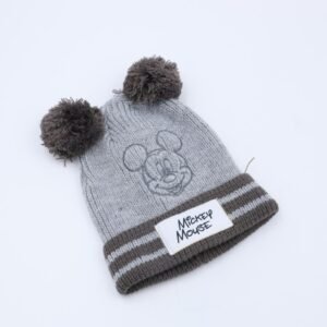 طاقية للأطفال مع كفوف لون سكني