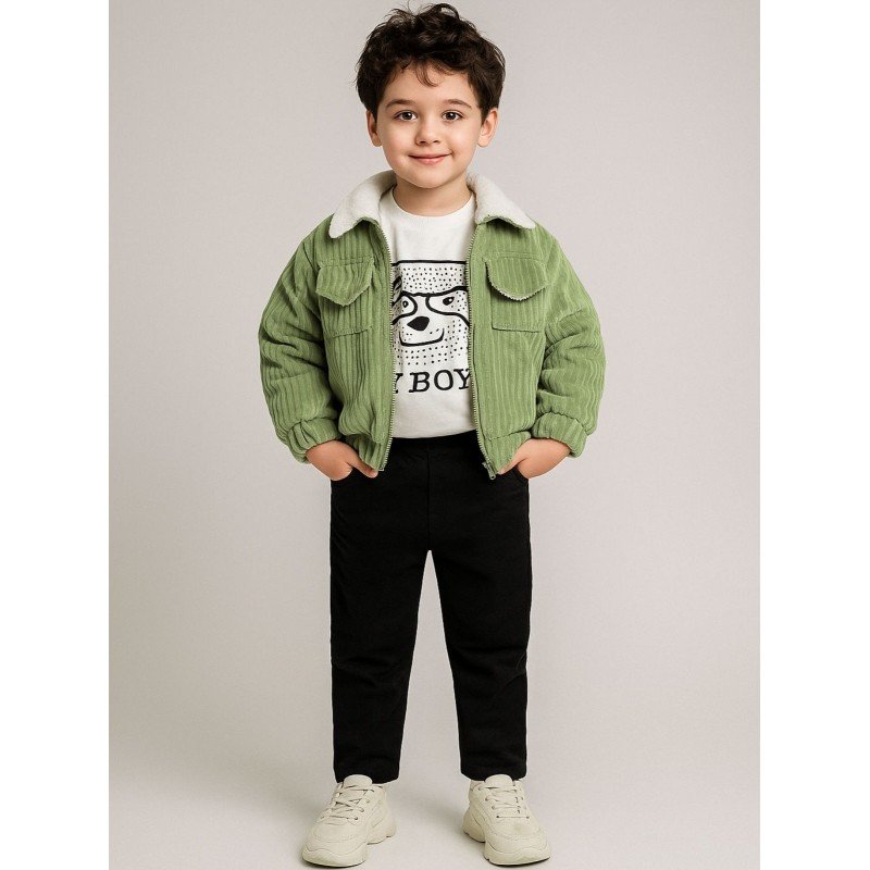 طقم 3 قطع بنطلون + جاكيت + بلوزة