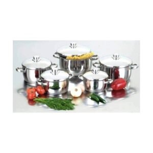 طقم 5 طناجر ستانلس ستيل