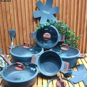 طقم طناجر بغطاء زجاجي 8 قطع ماركة DONNOR