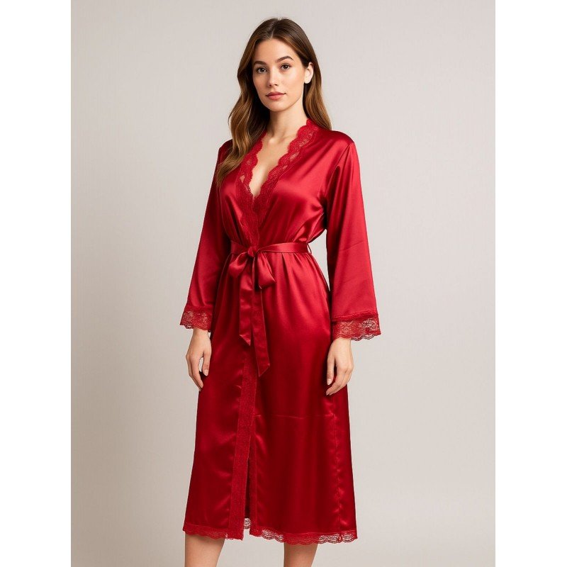 لانجري روب لون أحمر