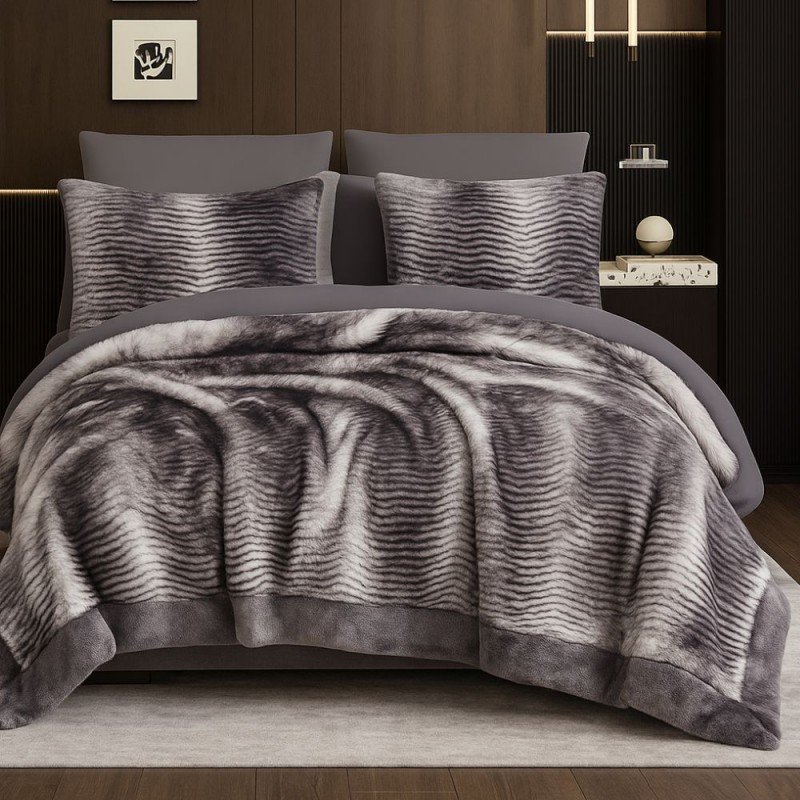 طقم لحاف شتوي مجوز 6 قطع شتوي موديل FAUX من DAMRA