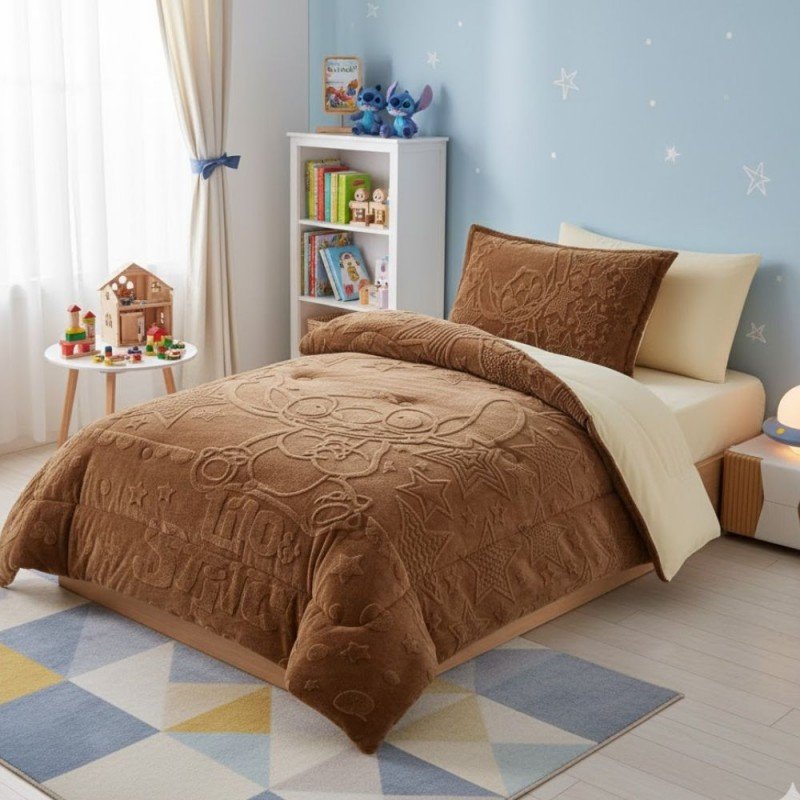 طقم لحاف شتوي مفرد ونصف 4 قطع شتوي موديل KARMA من DAMRA