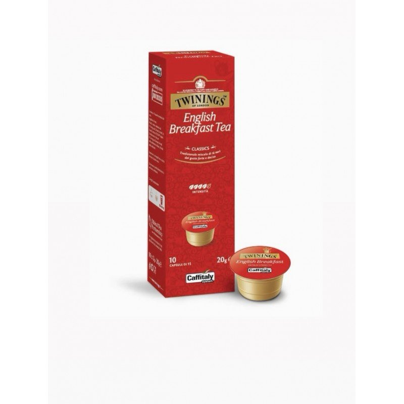 علبة كبسولات ( 10 كبسولات ) caffitaly english breakfast tea