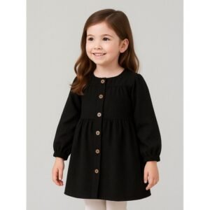 فستان بناتي لون أسود