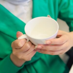 فنجان شاي / نسكافيه بورسلان9.5*9.5*6