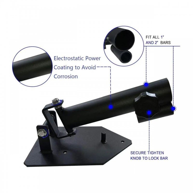 قاعدة تمرين بار (Landmine Base / T-Bar Row Platform) تُستخدم مع البار الحديدي للتمارين المركبة مثل تمارين الظهر والكتف