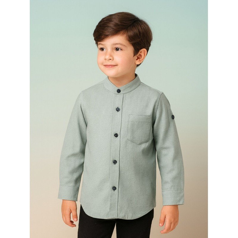 قميص ولادي لون اخضر