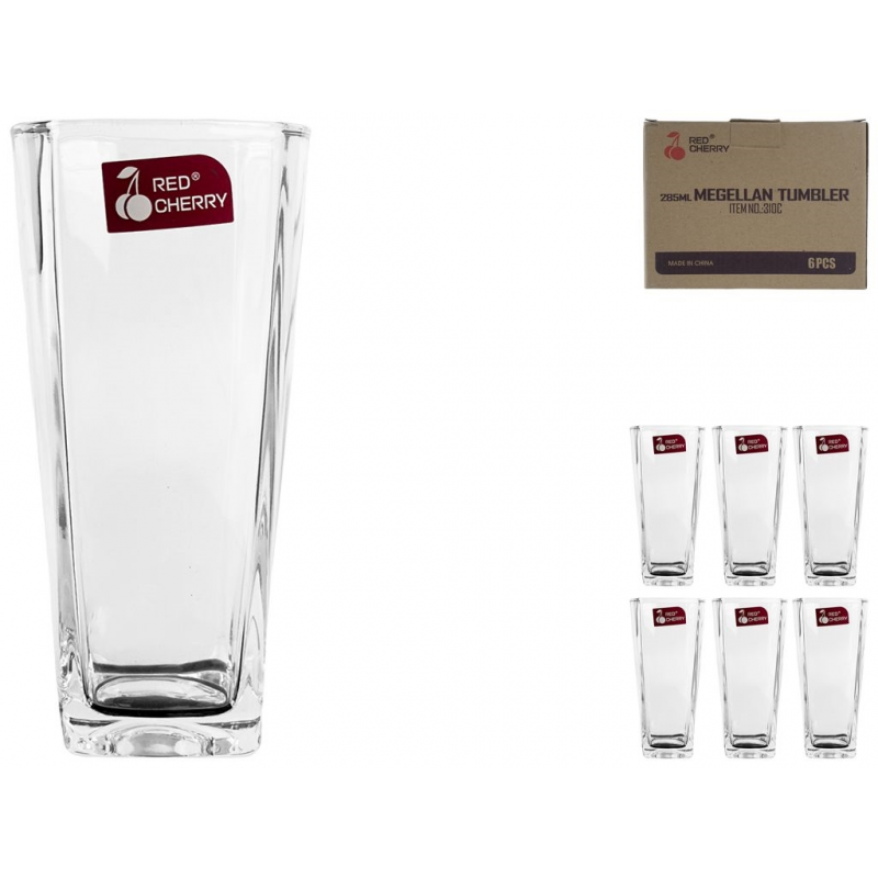 كاسات عصير عدد 6 كاسات